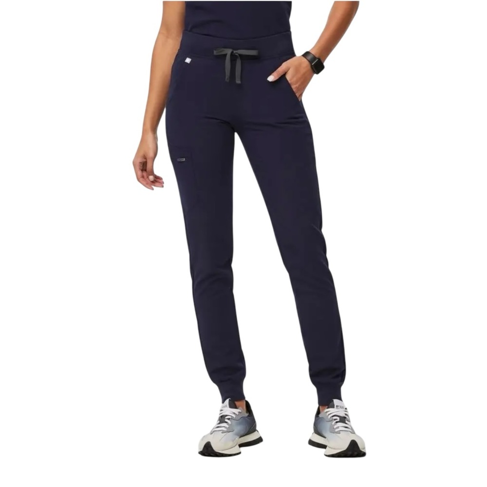 FIGS Women’s Zamora Jogger Scrub Pants Size Small Navy